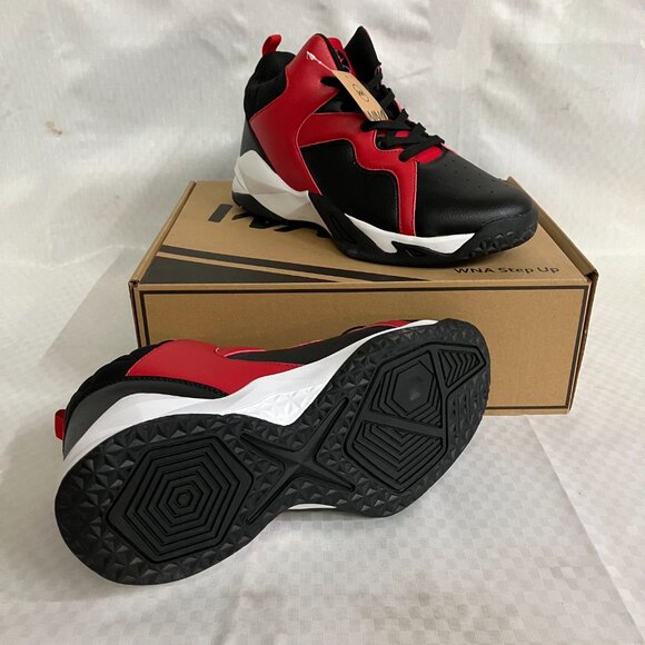 Beoapt Men's 10.5 Red/Black Basketball Shoes Running Sneakers Jogging Training - Picture 3 of 8